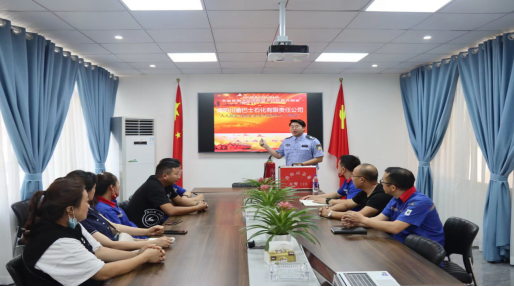 人人居安消防公司蔣教官到我司開展消防安全培訓工作(圖1)